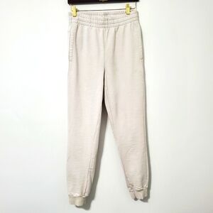 Adidas Mens Jogger Sweatpants Cream Size Small